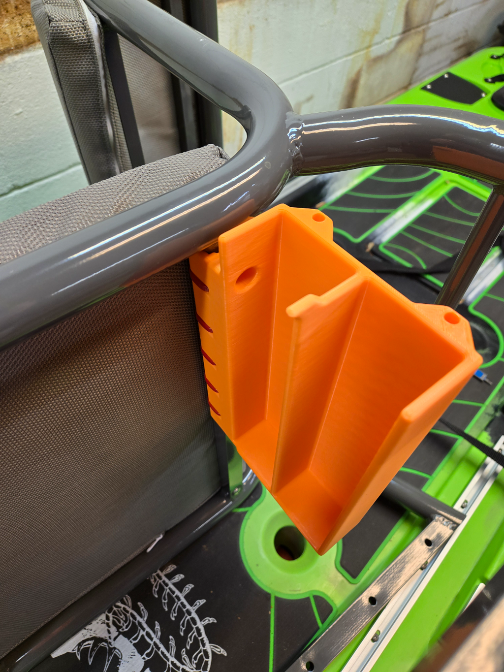 Kayak Under Seat Tackle System