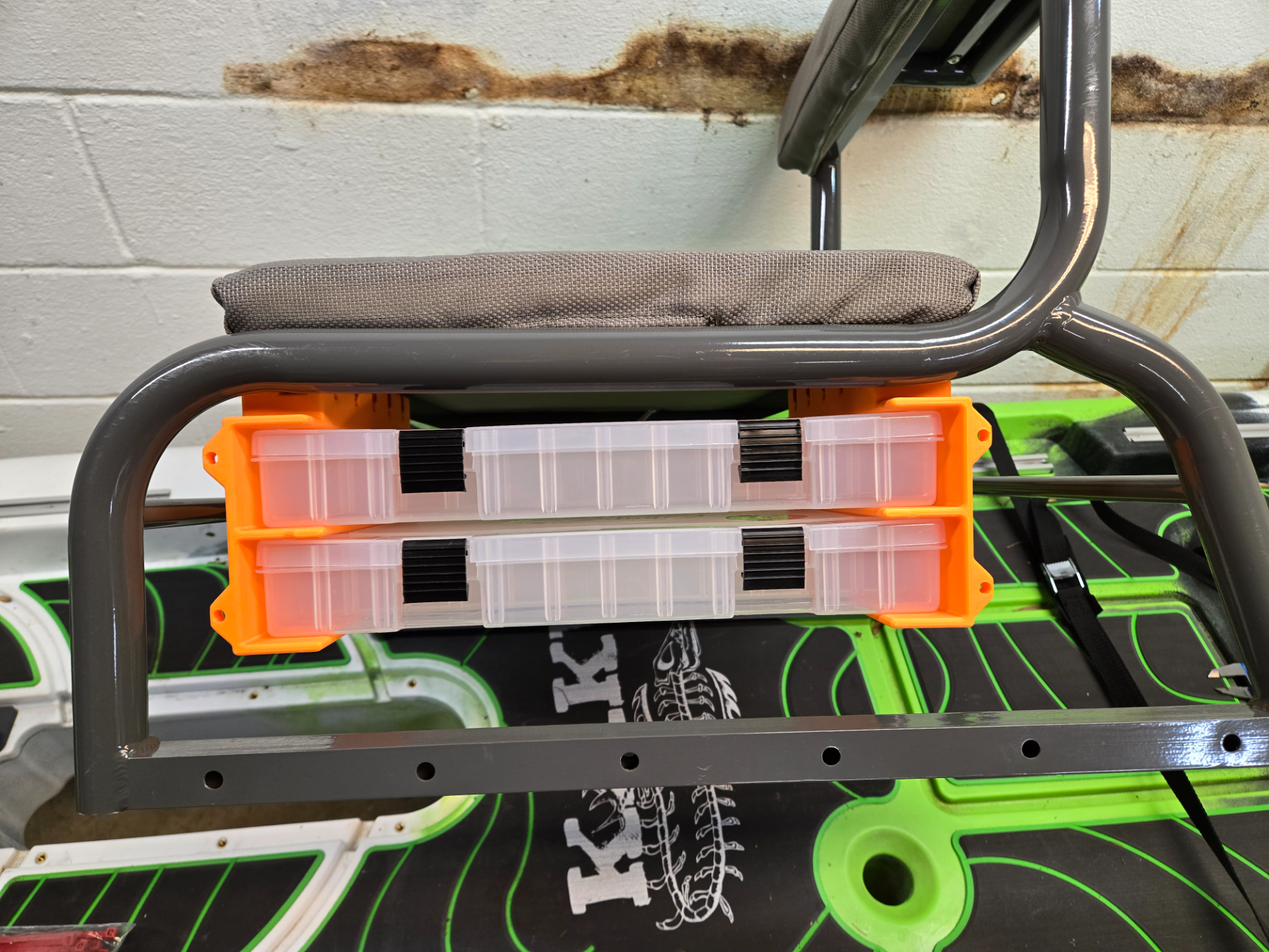 Kayak Under Seat Tackle System