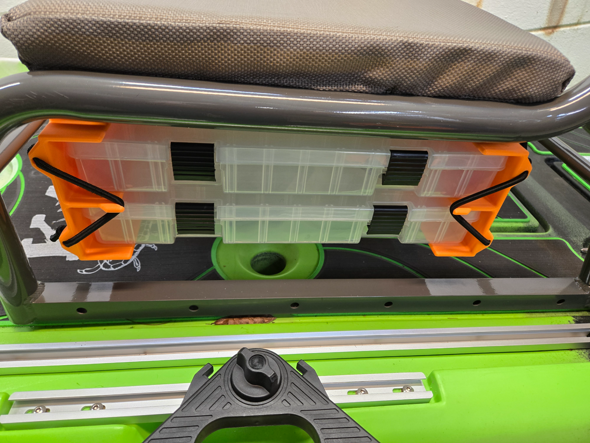 Kayak Under Seat Tackle System