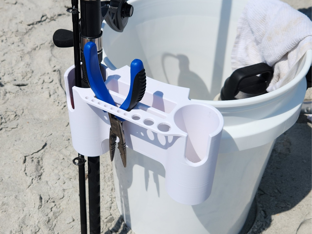 Fishing Rod Holder Bucket Caddy
