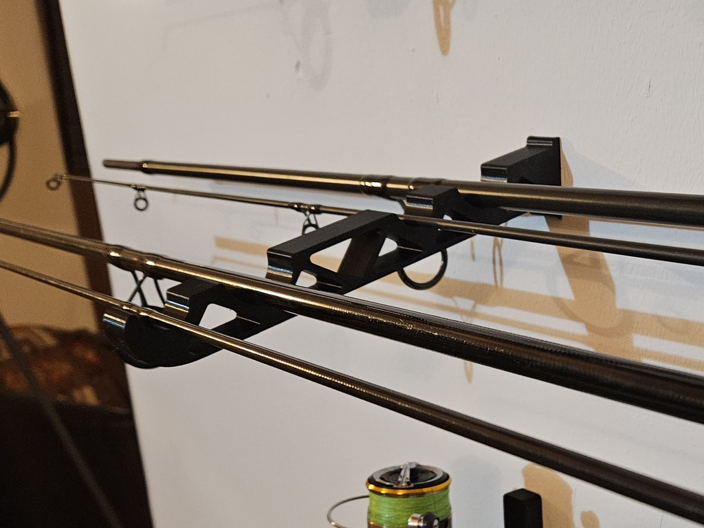 Fishing Rod Wall Mount